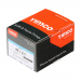 40x2.1 Polymer Headed Pin A4 Cream (Head Diameter 6.2) Pack 250