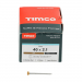 40x2.1 Polymer Headed Pin A4 Oak (Head Diameter 6.2) Pack 250