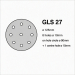 125mm Velcro With Holes (GLS27 Pattern) Wood Sanding Disc P320 PS33BK Klingspor Pack 100