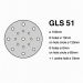 150mm Velcro With Holes (GLS51 Pattern) Wood Sanding Disc P60 PS33CK Klingspor Pack 100
